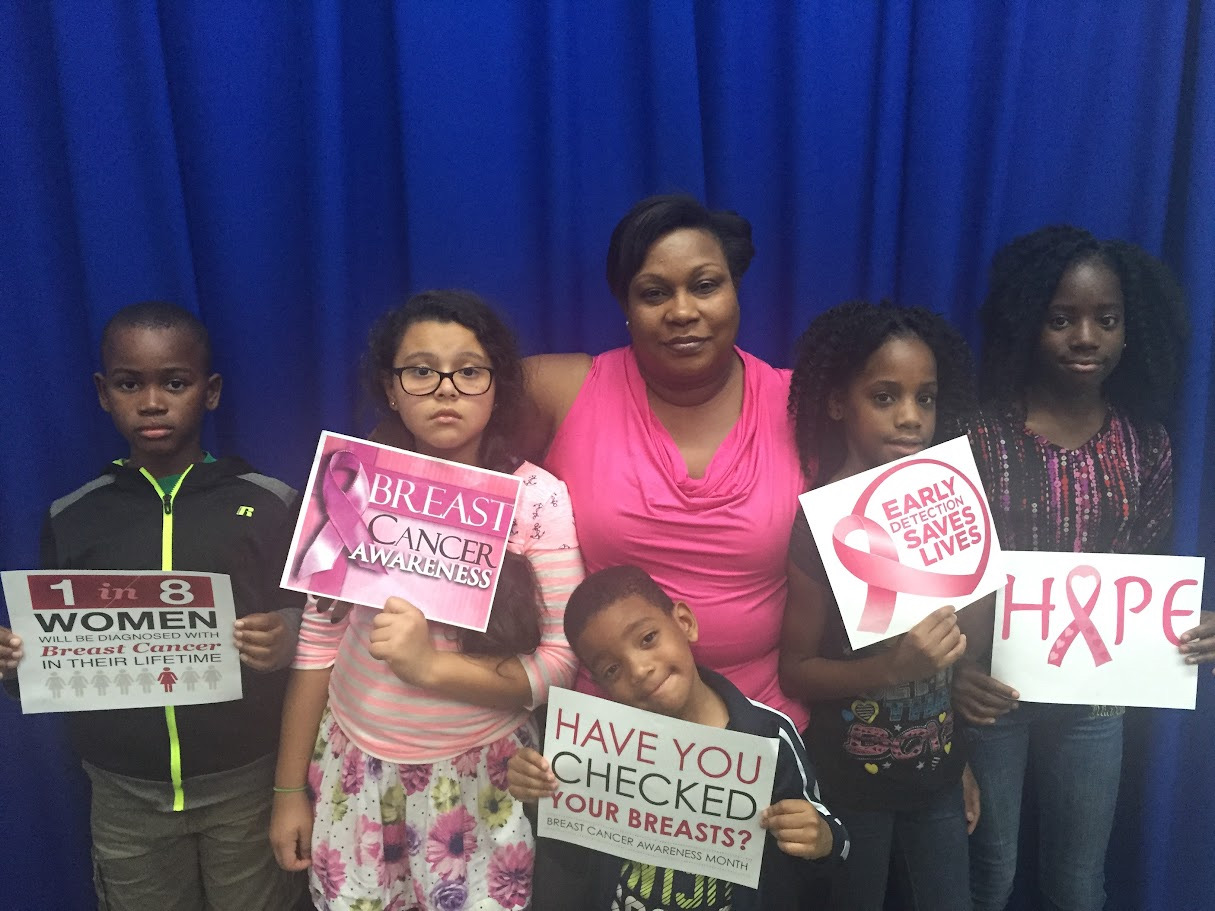 Breast cancer awareness community event